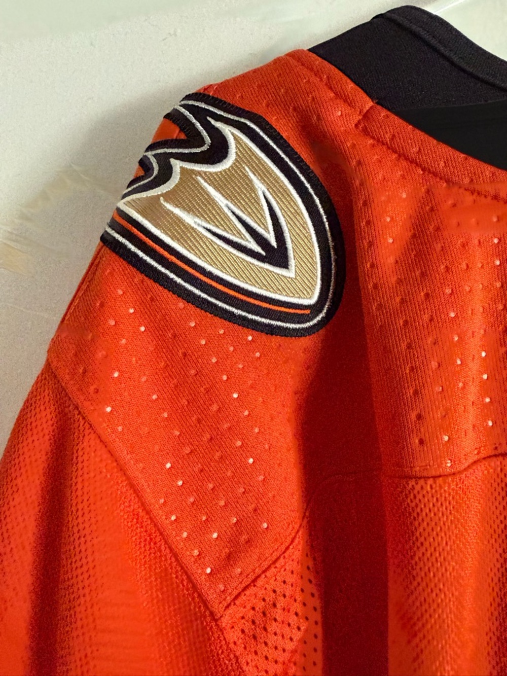 NHL Anaheim Ducks Orange and Black Hockey Jersey size 54 XL- NWOT - Picture 7 of 8